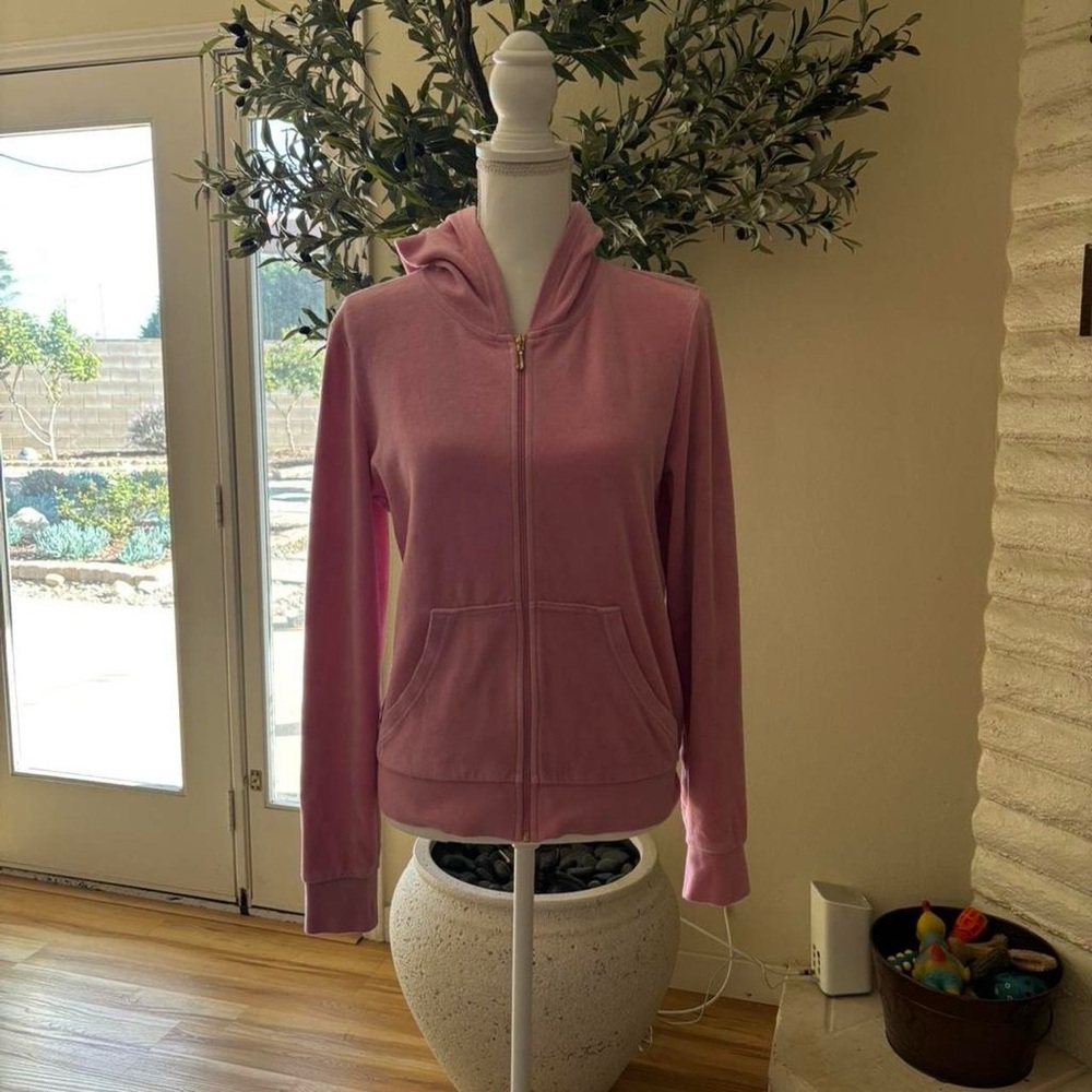 Juicy Couture Light Pink Women's Zip-Up Hoodie